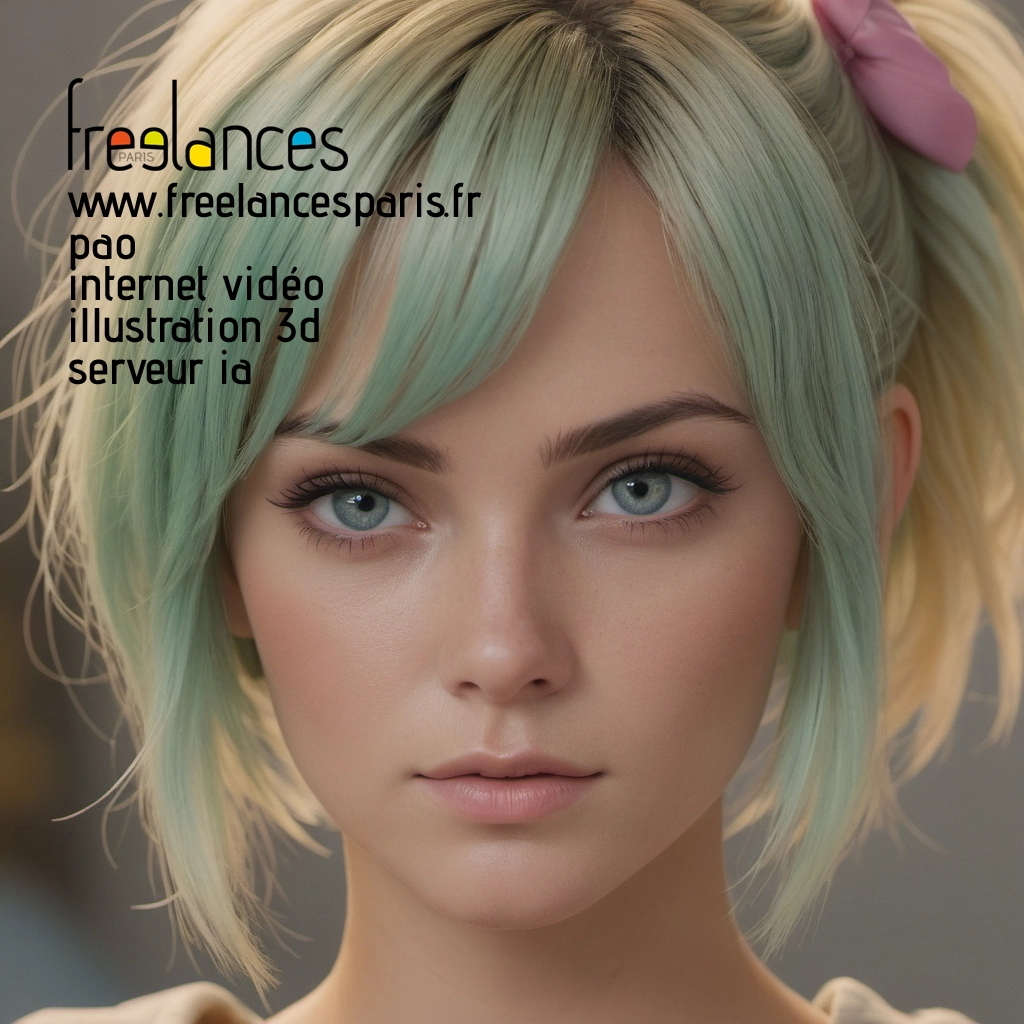 Pao mise en page internet vidéo illustration 3d serveur IA générative AI freelance paris studio de création magazines 8l80b390